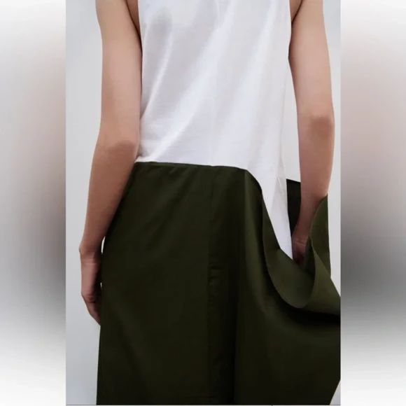 Zara COMBINATION POPLIN DRESS - Picture 5 of 7
